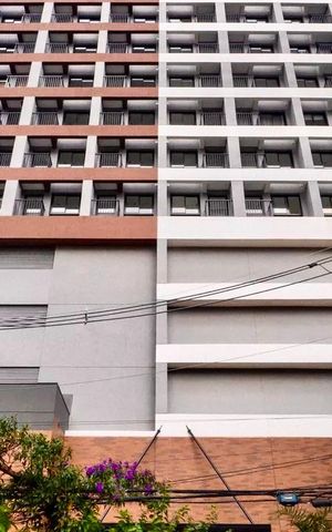 Apartamento à venda com 26m², 1 quarto e sem vaga Apartamento à venda com 26m², 1 quarto e sem vagaFachada