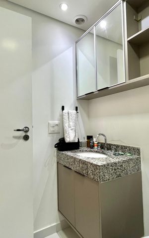 Apartamento à venda com 26m², 1 quarto e sem vaga Apartamento à venda com 26m², 1 quarto e sem vagaBanheiro