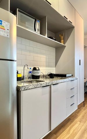 Apartamento à venda com 26m², 1 quarto e sem vaga Apartamento à venda com 26m², 1 quarto e sem vagaCozinha