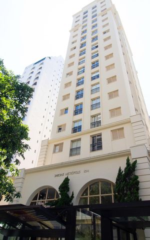 Apartamento para alugar com 27m², 1 quarto e 1 vagaFachada