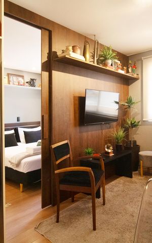 Apartamento para alugar com 27m², 1 quarto e 1 vagaSala