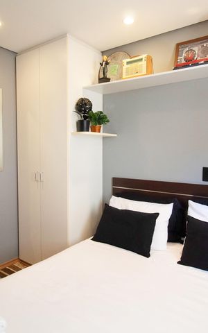 Apartamento para alugar com 27m², 1 quarto e 1 vagaQuarto