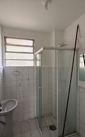 Apartamento à venda com 45m², 1 quarto e sem vaga Apartamento à venda com 45m², 1 quarto e sem vagaBanheiro social