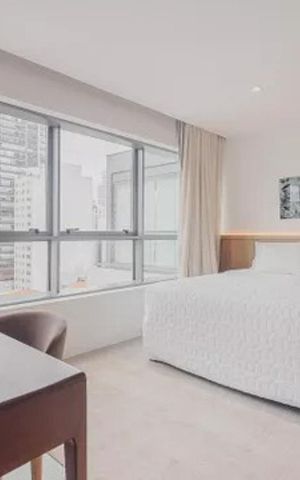 Apartamento para alugar com 34m², 1 quarto e 1 vaga Apartamento para alugar com 34m², 1 quarto e 1 vagaSala/quarto