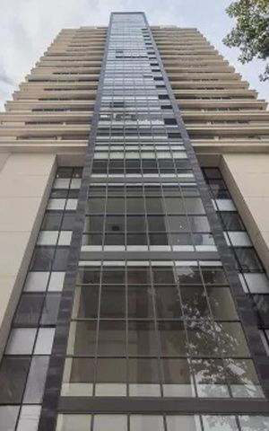 Apartamento para alugar com 34m², 1 quarto e 1 vaga Apartamento para alugar com 34m², 1 quarto e 1 vagaFachada