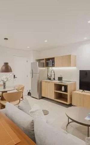 Apartamento para alugar com 34m², 1 quarto e 1 vaga Apartamento para alugar com 34m², 1 quarto e 1 vagaSala/Quarto
