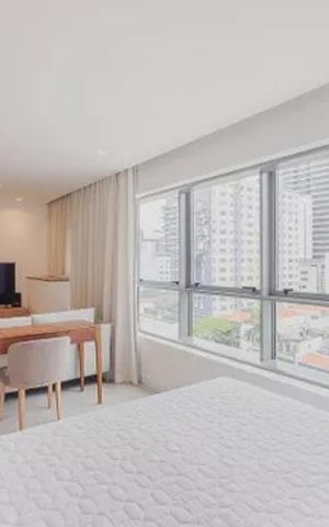 Apartamento para alugar com 34m², 1 quarto e 1 vaga Apartamento para alugar com 34m², 1 quarto e 1 vagaSala/Quarto