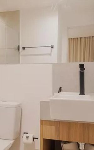 Apartamento para alugar com 34m², 1 quarto e 1 vaga Apartamento para alugar com 34m², 1 quarto e 1 vagaBanheiro