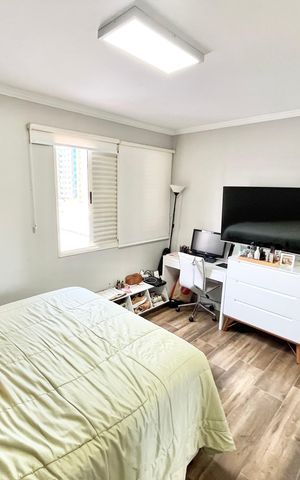Apartamento à venda com 120m², 3 quartos e 2 vagas Apartamento à venda com 120m², 3 quartos e 2 vagasQuarto 2