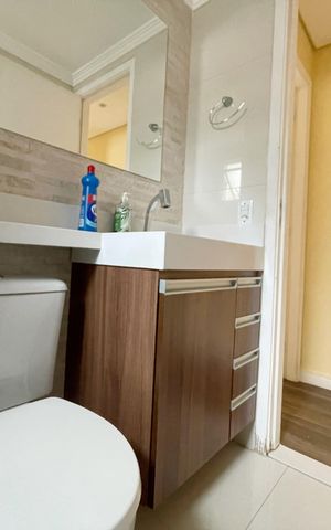 Apartamento para alugar com 49m², 2 quartos e 1 vaga Apartamento para alugar com 49m², 2 quartos e 1 vagaBanheiro