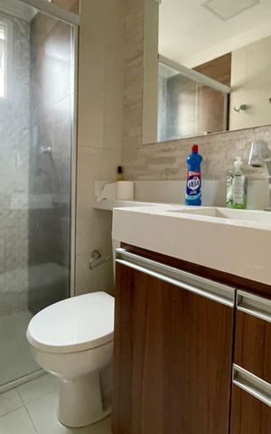 Apartamento para alugar com 49m², 2 quartos e 1 vaga Apartamento para alugar com 49m², 2 quartos e 1 vagaBanheiro