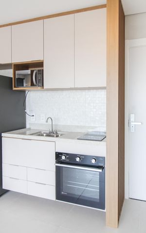 Studio para alugar com 30m², 1 quarto e 1 vaga Studio para alugar com 30m², 1 quarto e 1 vagaCozinha