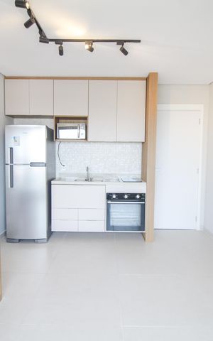 Studio para alugar com 30m², 1 quarto e 1 vaga Studio para alugar com 30m², 1 quarto e 1 vagaSala/Cozinha