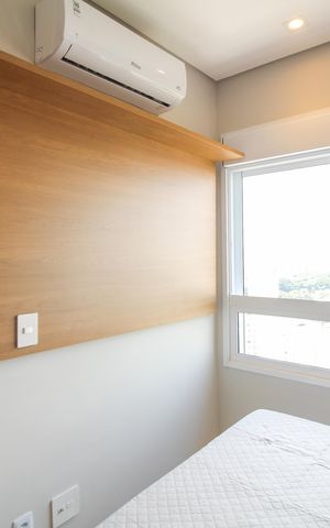 Studio para alugar com 30m², 1 quarto e 1 vaga Studio para alugar com 30m², 1 quarto e 1 vagaQuarto