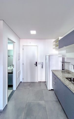 Studio à venda com 35m², 1 quarto e 1 vagaCozinha