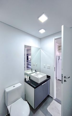Studio à venda com 35m², 1 quarto e 1 vagaBanheiro