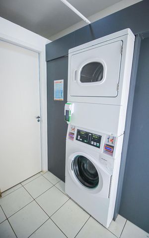 Studio à venda com 23m², 1 quarto e sem vagaLavanderia