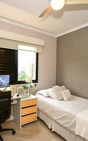 Apartamento à venda com 130m², 3 quartos e 2 vagasQuarto 1