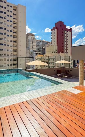 Studio à venda com 25m², 1 quarto e sem vaga Studio à venda com 25m², 1 quarto e sem vagaPiscina