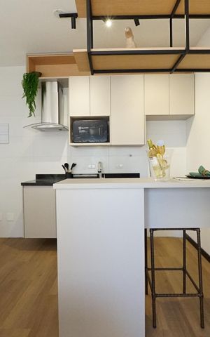 Studio à venda com 25m², 1 quarto e sem vagaCozinha