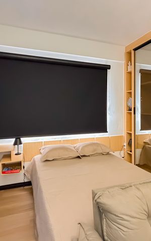 Studio à venda com 25m², 1 quarto e sem vagaPersianas