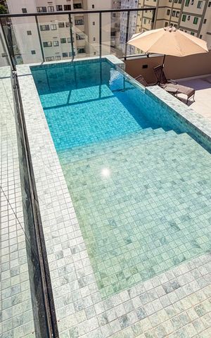 Studio à venda com 25m², 1 quarto e sem vagaPiscina