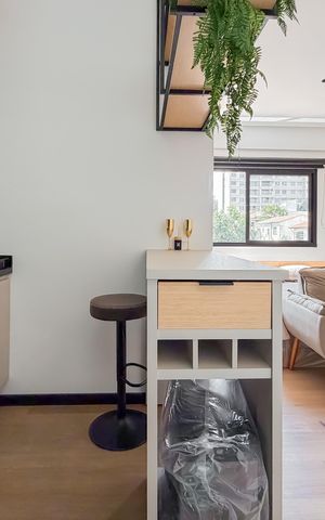 Studio à venda com 25m², 1 quarto e sem vagaCozinha