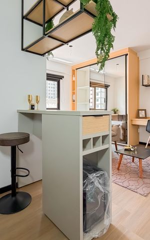 Studio à venda com 25m², 1 quarto e sem vagaCozinha