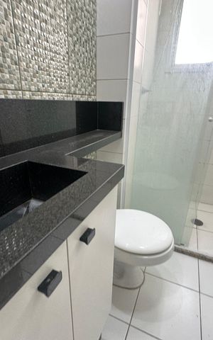 Apartamento à venda com 53m², 2 quartos e 1 vaga Apartamento à venda com 53m², 2 quartos e 1 vagaBanheiro