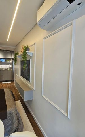 Apartamento à venda com 25m², 1 quarto e sem vaga Apartamento à venda com 25m², 1 quarto e sem vagaSala / Quarto