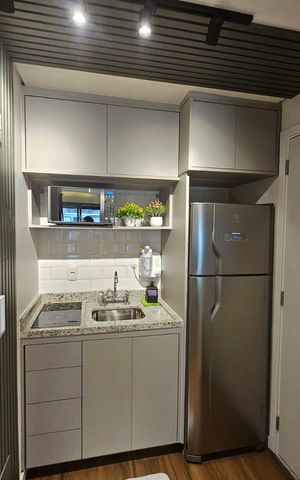 Apartamento à venda com 25m², 1 quarto e sem vaga Apartamento à venda com 25m², 1 quarto e sem vagaCozinha