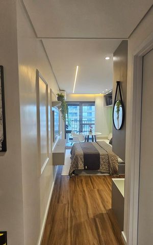 Apartamento à venda com 25m², 1 quarto e sem vaga Apartamento à venda com 25m², 1 quarto e sem vagaCorredor