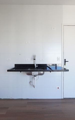 Studio à venda com 25m², 1 quarto e sem vagaSala/Cozinha
