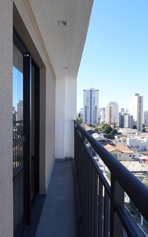 Studio à venda com 25m², 1 quarto e sem vagaVaranda