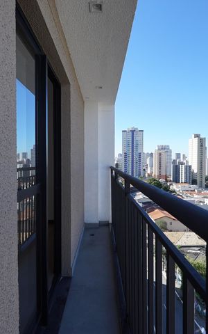 Studio à venda com 25m², 1 quarto e sem vagaVaranda