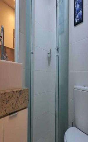 Studio para alugar com 16m², 1 quarto e sem vaga Studio para alugar com 16m², 1 quarto e sem vagaBanheiro