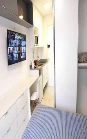 Studio para alugar com 16m², 1 quarto e sem vaga Studio para alugar com 16m², 1 quarto e sem vagaQuarto