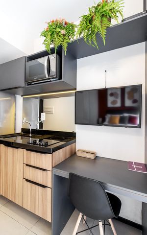 Apartamento à venda com 20m², 1 quarto e sem vaga Apartamento à venda com 20m², 1 quarto e sem vagaCozinha