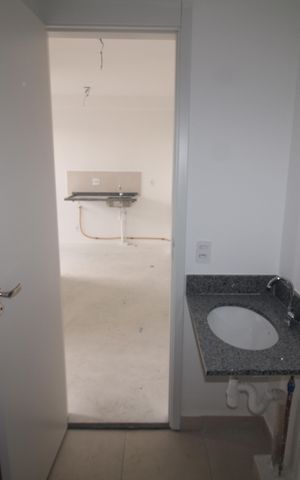 Studio à venda com 37m², 2 quartos e sem vagaBanheiro