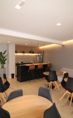 Studio à venda com 37m², 2 quartos e sem vagaÁrea Comum