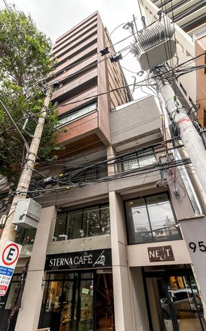 Apartamento à venda com 20m², 1 quarto e sem vaga Apartamento à venda com 20m², 1 quarto e sem vagaFachada