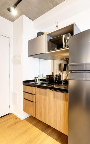 Apartamento à venda com 20m², 1 quarto e sem vaga Apartamento à venda com 20m², 1 quarto e sem vagaCozinha