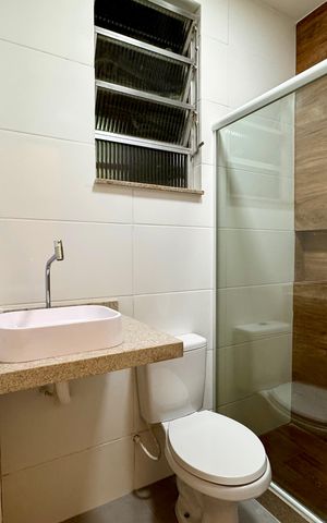 Apartamento à venda com 29m², 1 quarto e 1 vaga Apartamento à venda com 29m², 1 quarto e 1 vagaBanheiro social