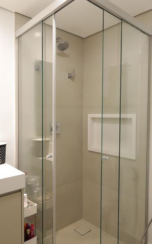 Apartamento à venda com 140m², 3 quartos e 2 vagasBanheiro da Suíte 3