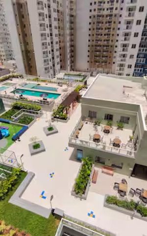 Apartamento para alugar com 45m², 2 quartos e sem vagaVista da varanda
