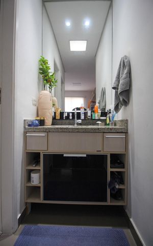 Apartamento à venda com 55m², 1 quarto e 1 vagaBanheiro da Suíte