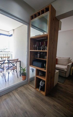 Apartamento à venda com 55m², 1 quarto e 1 vagaSala