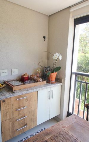 Apartamento à venda com 55m², 1 quarto e 1 vagaVaranda da Sala