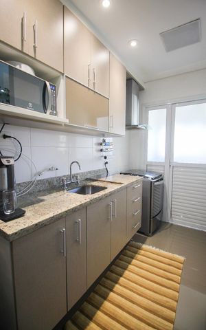 Apartamento à venda com 55m², 1 quarto e 1 vagaCozinha