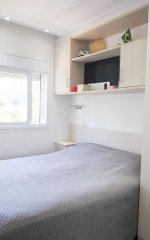 Apartamento à venda com 55m², 1 quarto e 1 vagaSuíte